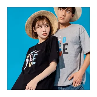 OB嚴選 美國棉情侶系列．設計印花短袖上衣(女) 《KL1078》 歷史價格詳細信息