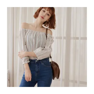 【OB 嚴選】純棉條紋小V領傘襬拋袖上衣 《AB18717》 歷史價格詳細信息