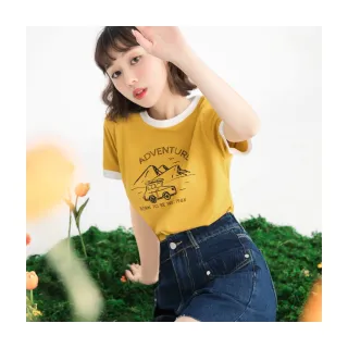 【OB 嚴選】美國棉配色英文鯨魚印圖短袖上衣 《KG1119》 歷史價格詳細信息