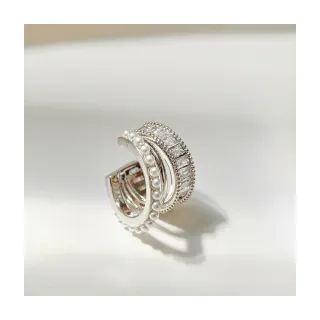 多層鋯石釘子戒指女2023年新款高級小眾設計甜酷辣妹風食指戒手飾 歷史價格詳細信息