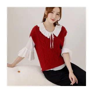 【OB 嚴選】針織肩袖釦設計連袖毛衣 《FA2934》 歷史價格詳細信息