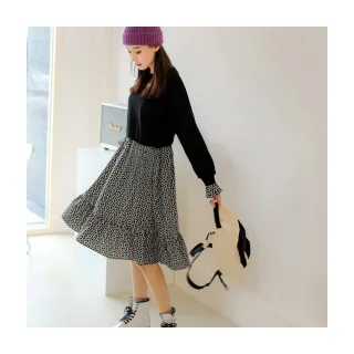 OB嚴選 假兩件滿版印花保暖高領拼接配色袖口上衣 《AB14408》全館現貨 歷史價格詳細信息