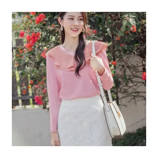 層次荷葉袖甜美綁帶星星雪紡上衣 《AB15328》 歷史價格詳細信息