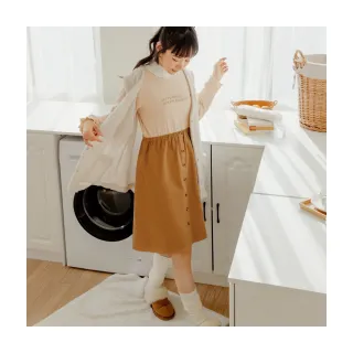 【OB 嚴選】親子款假兩件傘擺拼接素色內搭褲 《QA0695》 歷史價格詳細信息