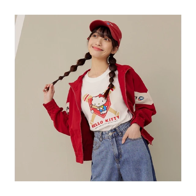 【OB 嚴選】KITTY運動會橫條紋賽跑印花長版TEE 《IK0026》 歷史價格詳細信息