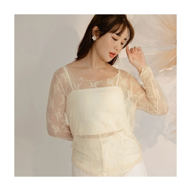 OB嚴選 雲朵自訂款-花卉印花木耳邊微透膚上衣 《AB19087》 歷史價格詳細信息