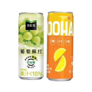 美粒果零加糖葡萄蘇打330ml x24入【愛買】 歷史價格詳細信息