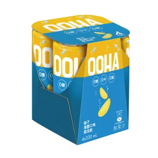 OOHA 氣泡飲(柚子海鹽口味)[箱購] 330ml x 24【家樂福】 歷史價格詳細信息