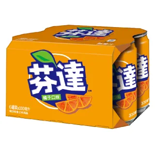 【Fanta 芬達】橘子汽水 易開罐330ml x2箱(共48入;24入/箱) 歷史價格詳細信息