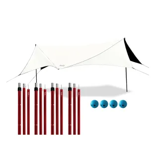 【努特NUIT】 NTG55W 蝙蝠黑膠六角天幕 蝦皮獨家組合 白 6.4x6.3M 帳篷 蝶式炊事帳 客廳帳 歷史價格詳細信息