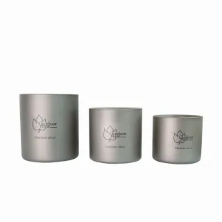 Outdoorbase野夫炊煙鈦系列單層鈦蓋把手套杯-300ml/450ml/600ml-27340 現貨 廠商直送 歷史價格詳細信息