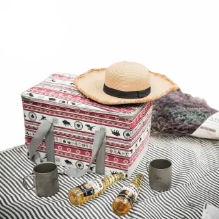 【Outdoorbase】彩繪天空復古萬用多功能收納箱-26640 歷史價格詳細信息