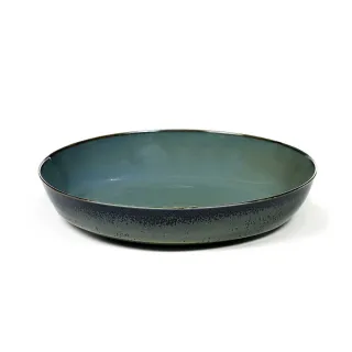 【SERAX】ALG/服務盤/D17.5/淺藍+煙燻藍(比利時米其林餐瓷家飾) 歷史價格詳細信息
