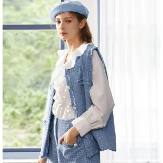 小香風粗花呢貝雷帽女韓版優雅百搭畫家帽法式仙氣蓓蕾帽 歷史價格詳細信息