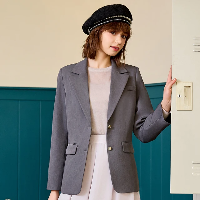 紫色西裝外套女2024春季新款職業裝氣質女神範正裝西服套裝工作服 歷史價格詳細信息