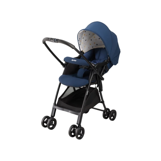 愛普力卡 Aprica  雙向自動四輪推車 Optia CUSHION NV 燦藍[免運費] 歷史價格詳細信息