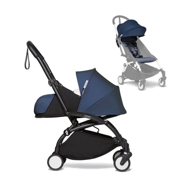 【STOKKE 官方直營】YOYO 推車成長豪華組-法航藍(含車架+布件+雨罩+腳踏板+杯架 兒童推車/嬰兒車/登機車) 歷史價格詳細信息