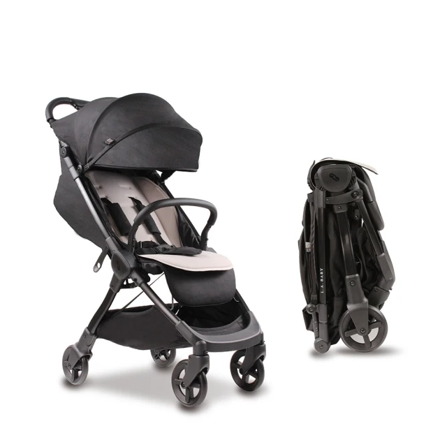 【L.A. Baby】魔力收合嬰兒手推車/登機車(曜岩黑/星河灰/木星紅) 歷史價格詳細信息