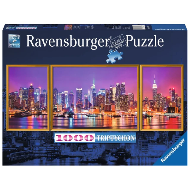 【德國Ravensburger】維寶全景拼圖 紐約夜景 三片 1000片 價格比較,價格查詢,歷史價格詳細信息