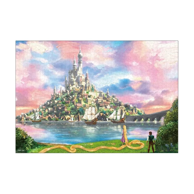 Tenyo  長髮公主 Thomas Kinkade  1000P  拼圖總動員  迪士尼  日本進口拼圖 歷史價格詳細信息