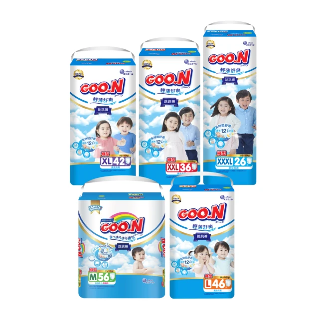 大王GOO.N 輕薄舒爽褲型紙尿布L (46片X4串/箱) 歷史價格詳細信息