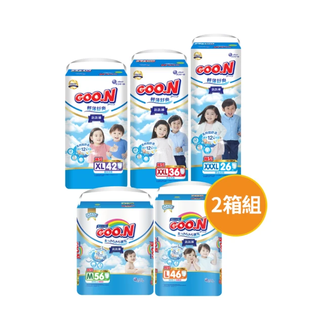 大王GOO.N 輕薄舒爽褲型紙尿布L (46片X4串/箱) 歷史價格詳細信息