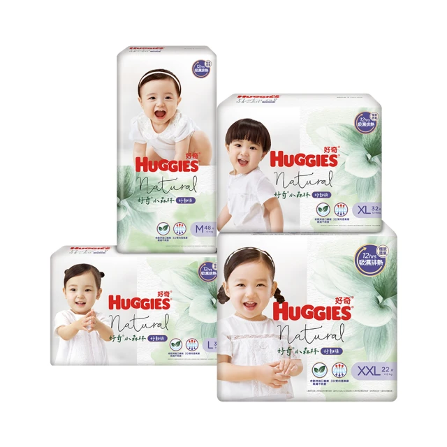 【HUGGIES 好奇】小森林尿布 好動褲 M-XXXL/黏貼型 M-XL(紙尿褲/尿布/箱) 2箱組 歷史價格詳細信息