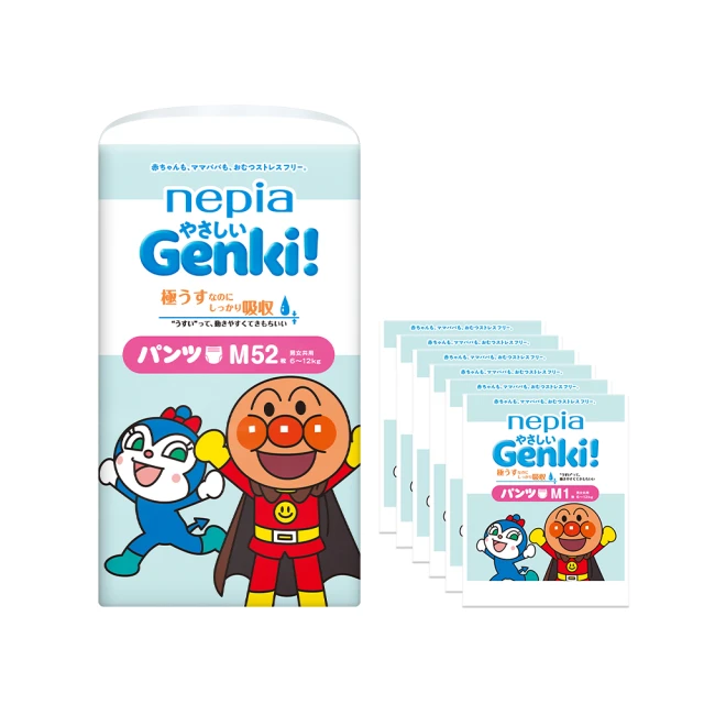 王子 nepia 麵包超人(褲型)紙尿褲 L(44片x6包，共264片)日本境內版 歷史價格詳細信息