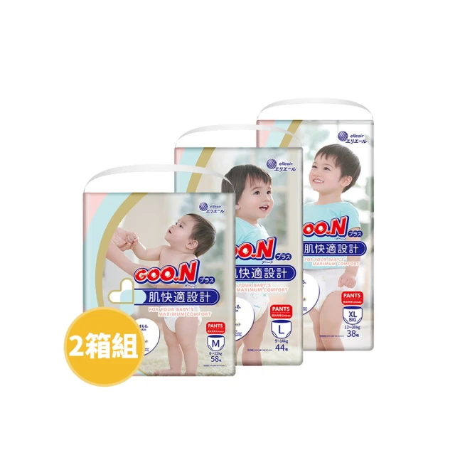 【日本大王 GOO.N】境內版 嬰兒 紙尿片 敏感肌設計 黏貼型 M-XL 箱購(4包)｜卡多摩 歷史價格詳細信息