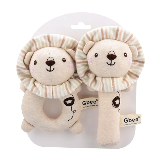 2組入-嬰兒動物手搖鈴聲響安撫玩具 歷史價格詳細信息