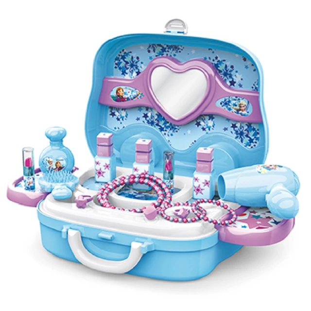 【Disney迪士尼】冰雪奇緣系列全開式新型透氣護脊減負兒童書包-附同款筆袋 歷史價格詳細信息