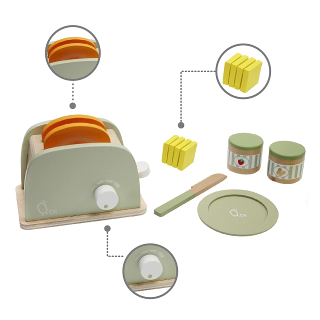 小廚師法蘭克福木製玩具立式攪拌機組 - 綠色 歷史價格詳細信息