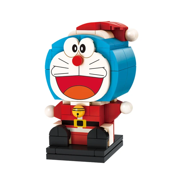 QMAN啟蒙積木 哆啦A夢 圓頭款積木 招財貓 46970 KEEPPLAY 歷史價格詳細信息