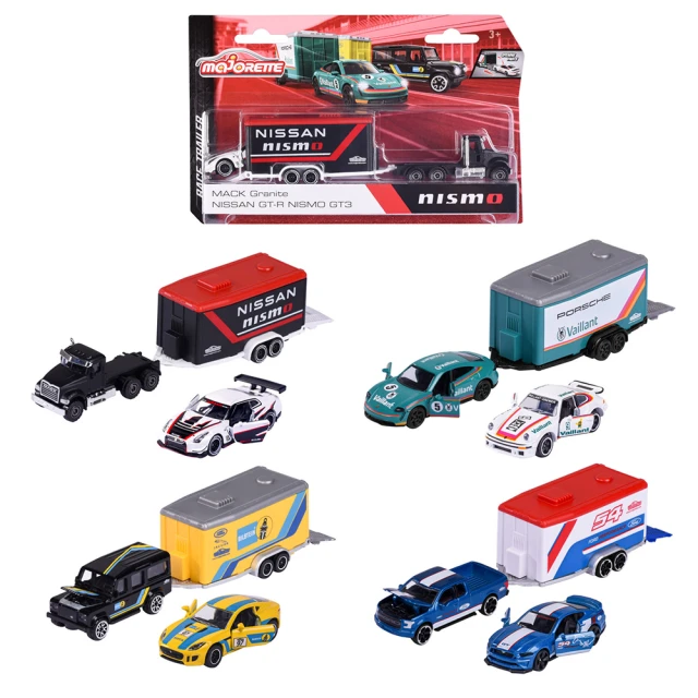 【Majorette 美捷輪】小車二入組 附拖車(隨機一台) 價格比較,價格查詢,歷史價格詳細信息