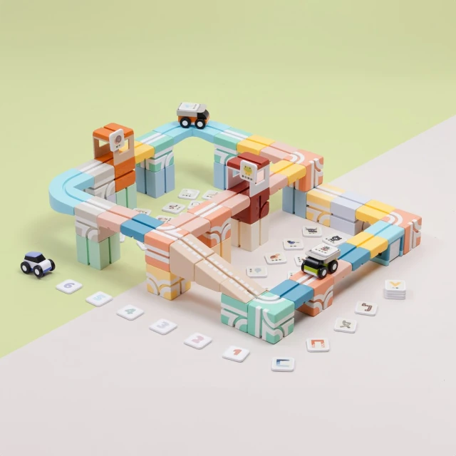 【Qbi 益智軌道磁吸玩具】森林系列-123數字基礎組(兒童節禮物/磁力片/積木/STEAM/磁吸積木/軌道車/26pcs)( 歷史價格詳細信息