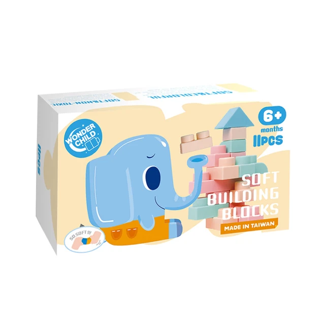 Wonder Child 馬卡龍軟積木-11PCS 歷史價格詳細信息