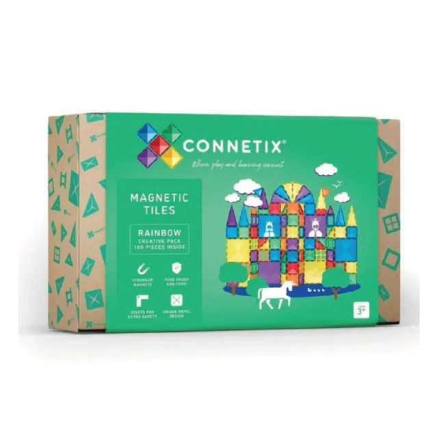 【Connetix 磁樂】澳洲 Connetix 磁力片 -212片 彩虹大型建構組(STEAM 玩具) 歷史價格詳細信息