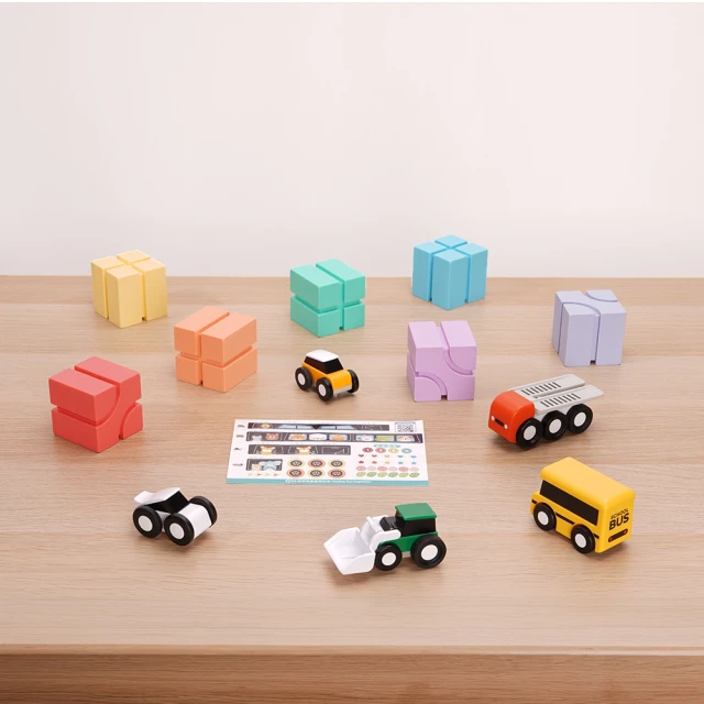 【Qbi 益智軌道磁吸玩具】森林系列-123數字基礎組(兒童節禮物/磁力片/積木/STEAM/磁吸積木/軌道車/26pcs)( 歷史價格詳細信息