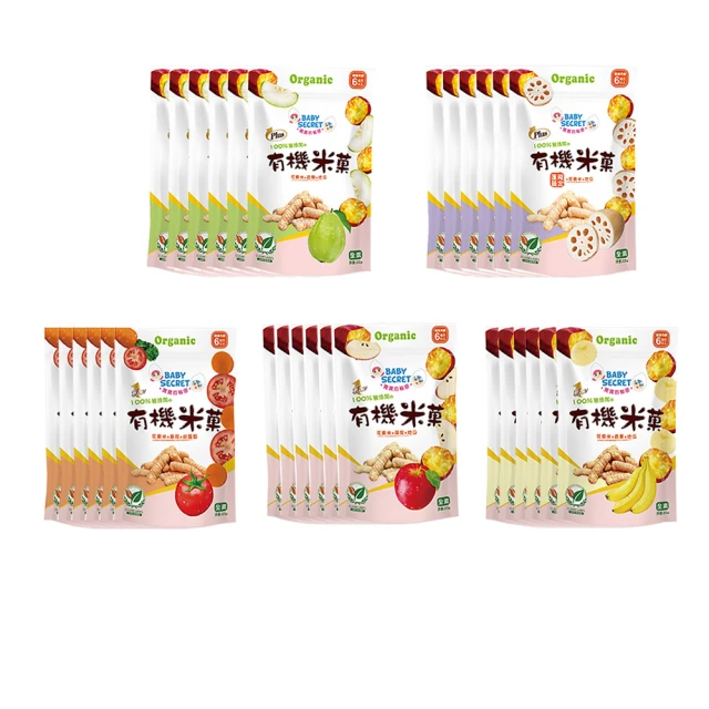 BABY SECRET 寶寶的秘密 有機蘋果米菓 4入裝 歷史價格詳細信息