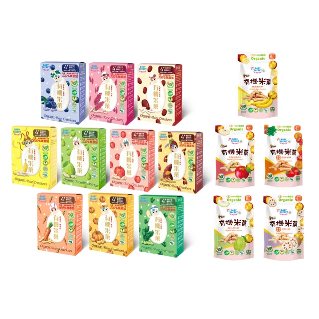 BABY SECRET 寶寶的秘密 有機蘋果米菓 4入裝 歷史價格詳細信息