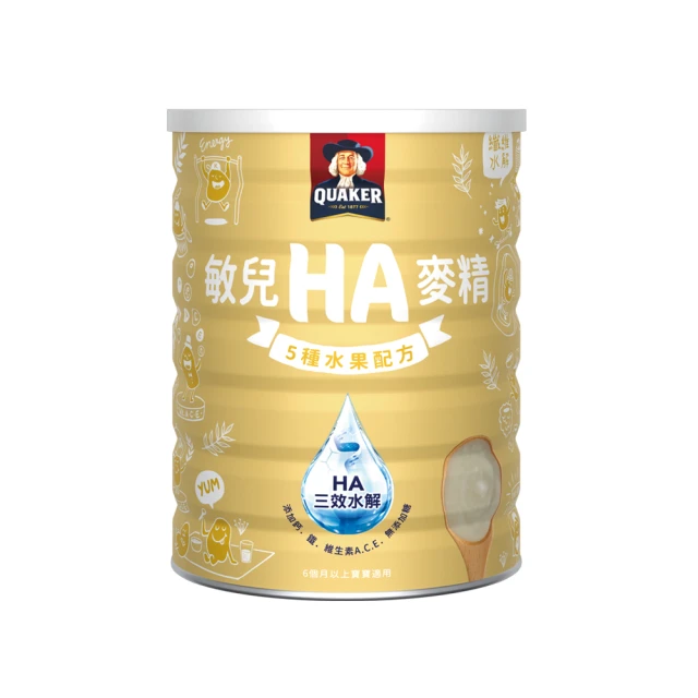 QUAKER 桂格 敏兒HA麥精-纖果順暢配方／五種水果配方 700g 副食品【新高橋藥局】2款可選 歷史價格詳細信息