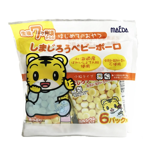 【前田】日本零食 前田製果 巧虎嬰兒小蛋酥(原味/野菜) 六包入 歷史價格詳細信息
