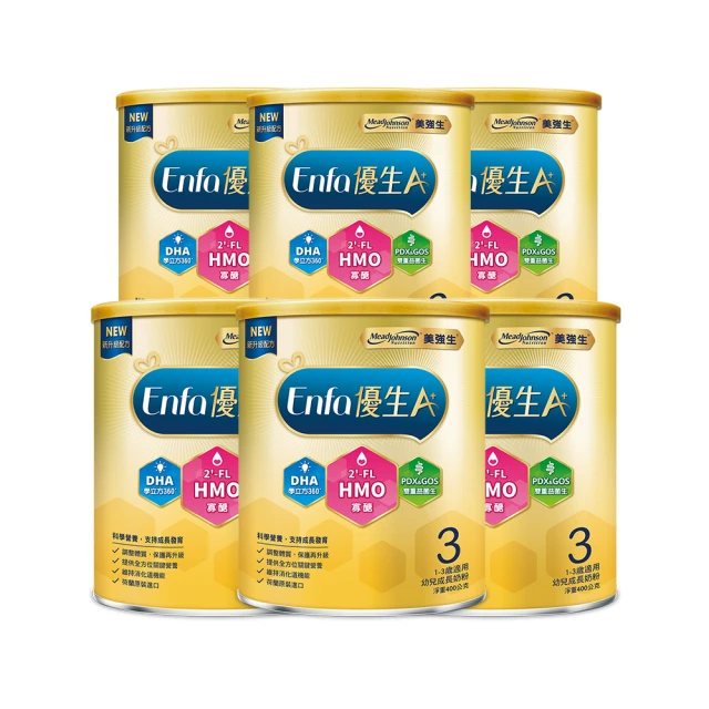 【美強生】Enfa A+優生3號1-3歲適用幼兒成長奶粉 400gX12(HMO新配方) 歷史價格詳細信息