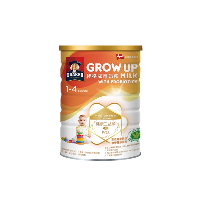 【QUAKER 桂格】三益菌成長奶粉 1500g*12罐(3號 1-4歲幼童適用 1111限量任選送波力) 歷史價格詳細信息