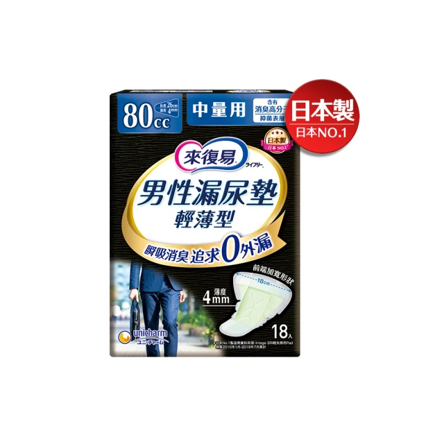 來復易 男性漏尿專用棉墊-少量型 26片/包 (20cc/26cm) 維康 尿墊 歷史價格詳細信息