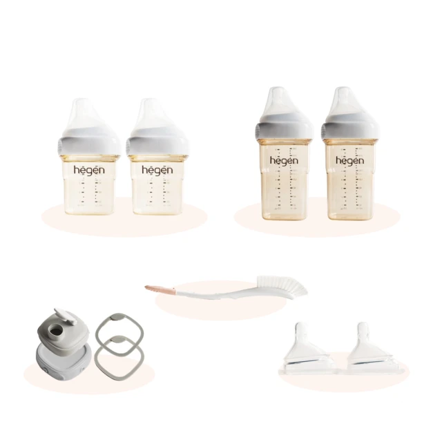 【hegen】 四支經典組 - (寬口奶瓶+奶嘴+水杯蓋+儲存蓋+專用刷) 歷史價格詳細信息