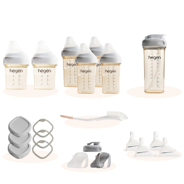 【hegen】寬口奶瓶 試用組-『寬口奶瓶 240ml 雙瓶組+奶嘴慢速 兩入組』(母嬰用品 新生禮 不含塑化劑) 歷史價格詳細信息