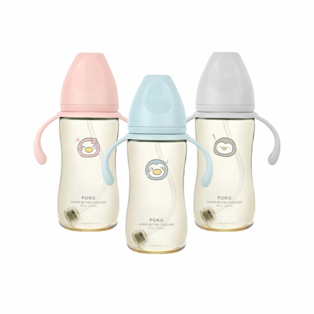 PUKU藍色企鵝 PPSU企鵝滑蓋學習水杯280ml(兩色) 歷史價格詳細信息