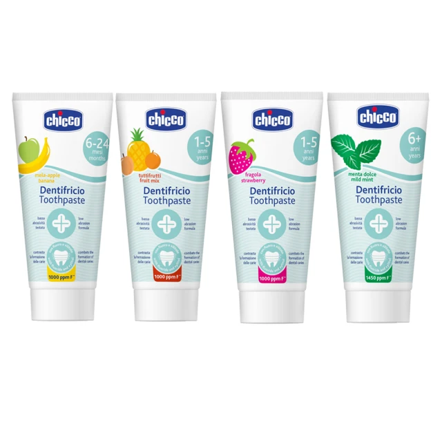 Chicco 兒童木醣醇含氟牙膏50ml(水果草莓/蘋果香蕉/鳳梨水果) 1000ppm含氟 米菲寶貝 歷史價格詳細信息