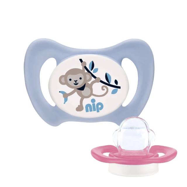 nip 齒科專用蝶型安撫奶嘴2入 (16-32個月)-粉/綠/藍/褐(附消毒收納盒) 歷史價格詳細信息